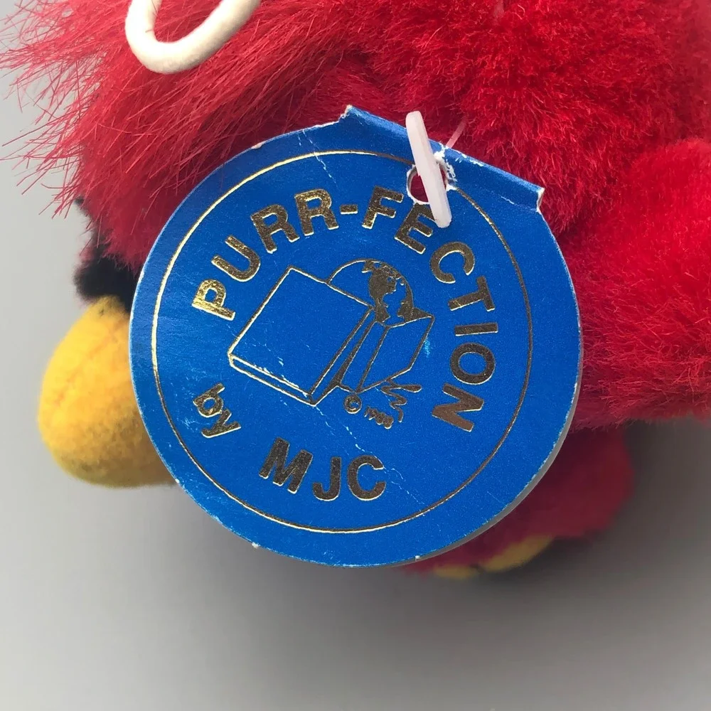 Vintage Purr-Fection MJC Red Cardinal Plush Baby Bandit Cushy Critter 1999 2849M